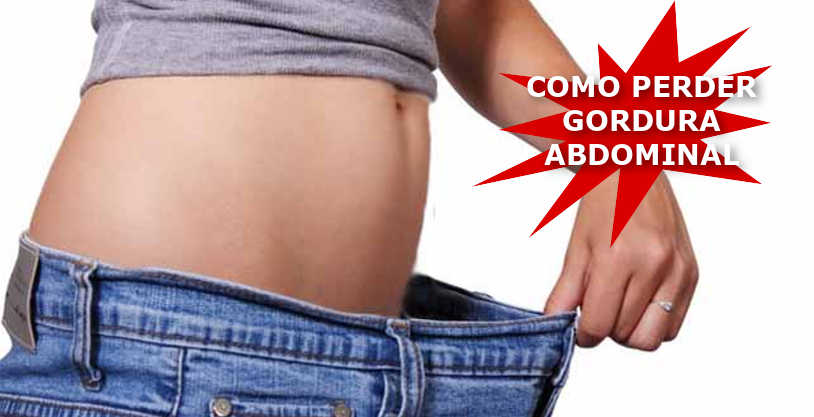como perder gordura abdominal